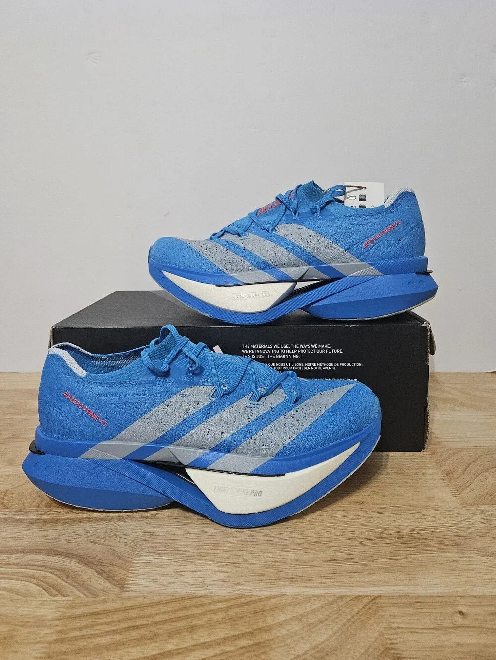 Adidas Adizero Prime X3 Strung Solar Blue